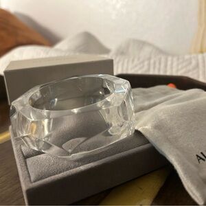 Alexis Bittar Large Faceted Lucite Bangle